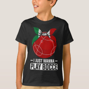 Camiseta Juego de bolos italiano Bocci Player Bocce Byll