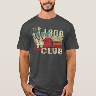 Camiseta Juego de bolos Retro Vintage 300 Club Perfecto par