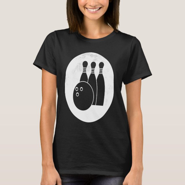 Camiseta Juego de Bowling Strike Team Bowler (Anverso)