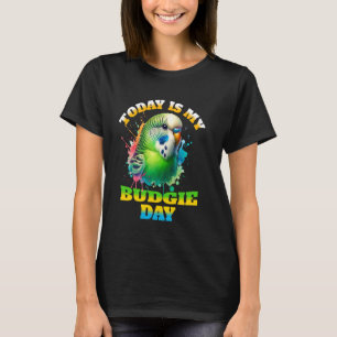 Camiseta Juego de Budgerigar Budgerigar Budgie Day