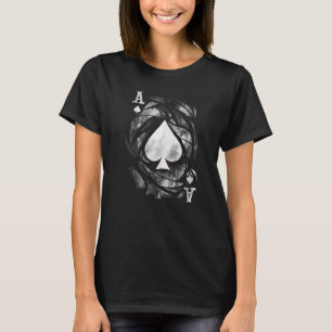 Camiseta Juego de Cartas As de Picas Jugador de Poker