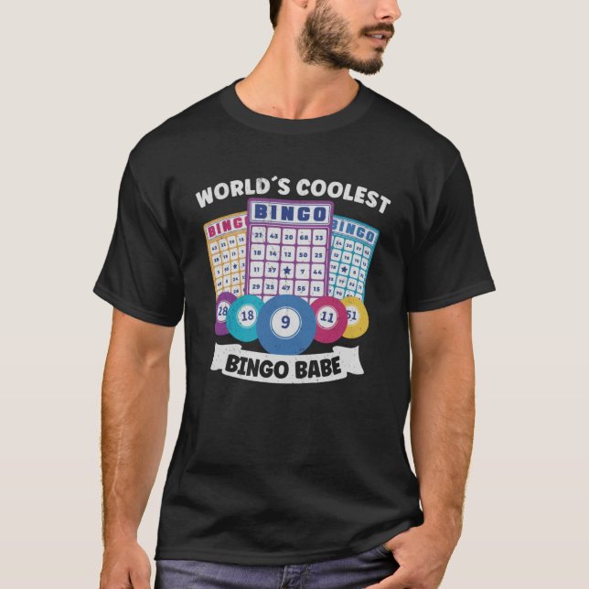 Camiseta Juego de cartas de bingo Abuela Jugador de Bingo C (Anverso)