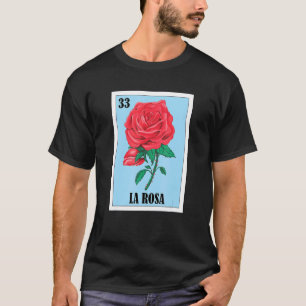 Camiseta Juego de cartas de Bingo de Lotería Mexicana La Ro