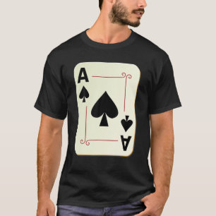 Camiseta Juego de cartas de juego Ace Of Spades Poker
