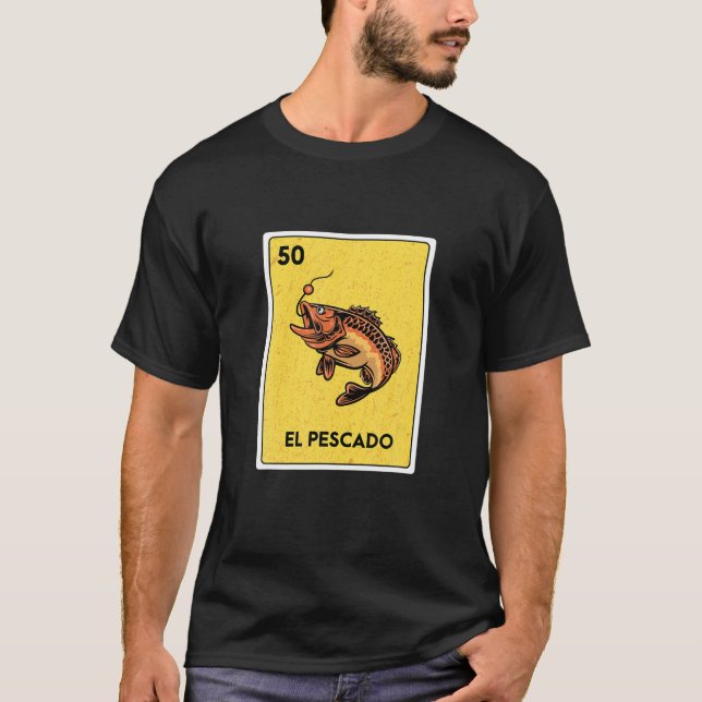 Camiseta Juego de cartas de juego de bingo de lotería mexic (Anverso)