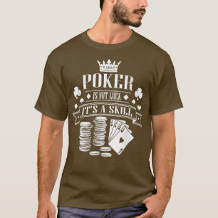 Camiseta Juego de cartas de juego Guay Gambling Casino Blac