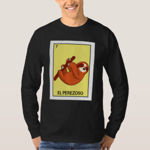 Camiseta Juego de cartas de lotería mexicana El Perezoso