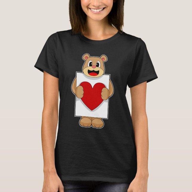 Camiseta Juego de cartas de póquer de Bear (Anverso)
