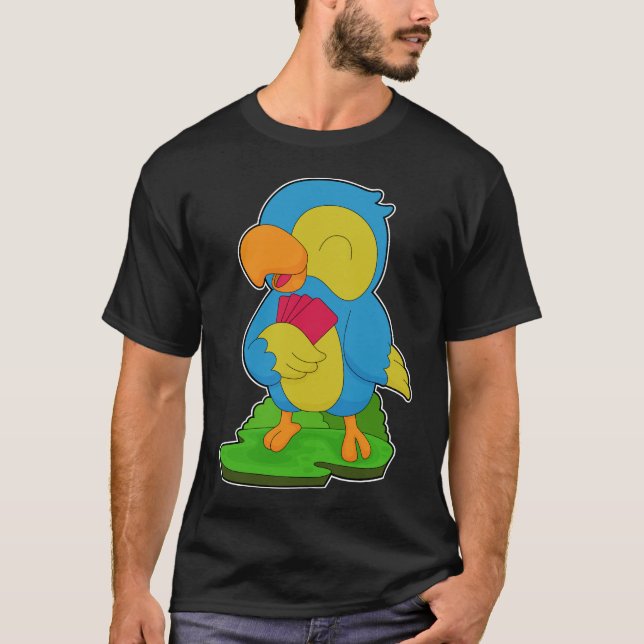 Camiseta Juego de cartas de póquer de Parrot (Anverso)