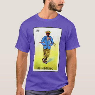 Camiseta Juego de Cartas Mexicano Tradicional N26 El negrit