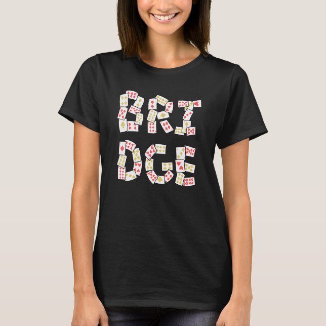 Camiseta Juego de cartas puente (Anverso)