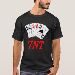 Camiseta Juego de cartas puente 7 Sin Trump - regalo de jug