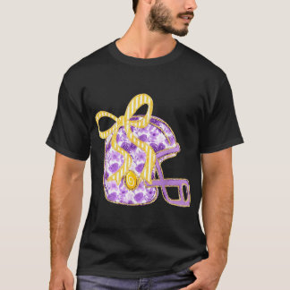 Camiseta Juego de cascos de oro morado con arco de oro