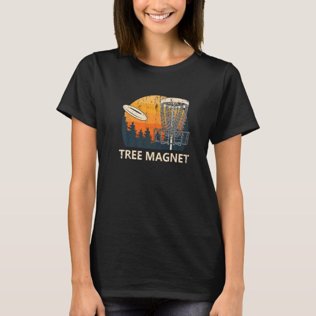 Camiseta Juego de Chiste al aire libre de Tree Magnet Disk  (Anverso)