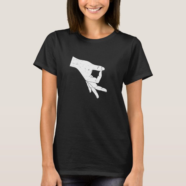 Camiseta Juego de Círculo Te Tengo Bien Bien Mano Graciosa  (Anverso)