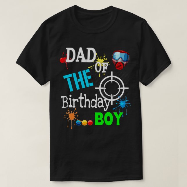 Camiseta Juego de conjuntos de familia de cumpleaños de Pai (Diseño del anverso)