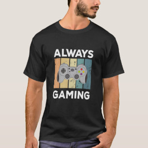 Camiseta Juego de consola de gamepad retro vintage siempre