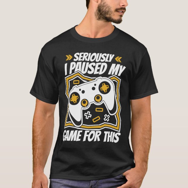 Camiseta Juego de control de videojuegos para el que he par (Anverso)
