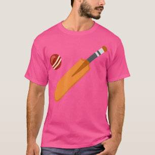 Camiseta Juego De Cricket Bat And Ball Cricket