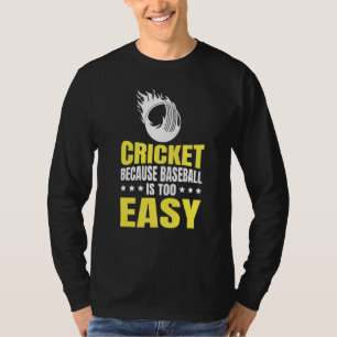 Camiseta Juego De Cricket Para Un Compañero De Equipo De Cr