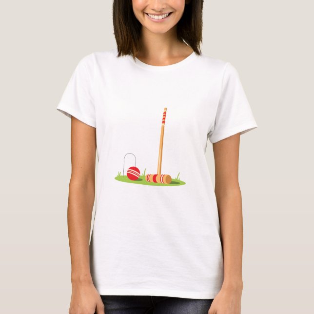 Camiseta Juego de croquet (Anverso)