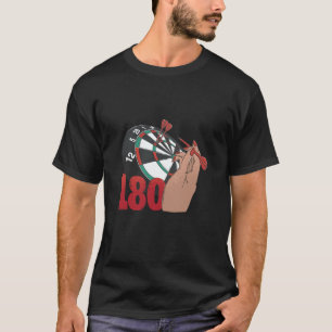Camiseta Juego de dardos 180 puntos dardo