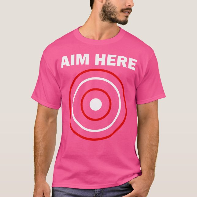 Camiseta Juego de Dardos con Objetivo (Anverso)