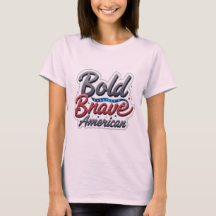 Camiseta Juego de declaraciones estadounidenses en negrita