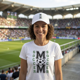 Camiseta Juego de Día Personalizado de Mamá de Fútbol Ameri