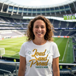 Camiseta Juego de día personalizado número verde fuerte y o