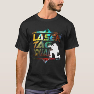 Camiseta Juego de diversión con etiqueta láser Lazer Gun Gu