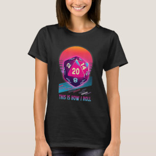 Camiseta Juego De Dungeons De Artes Retro Así Es Como Giro 