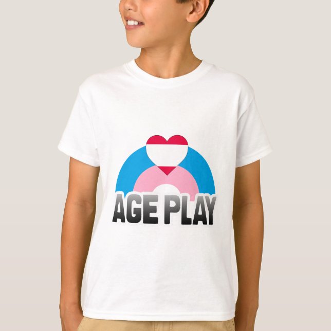 CAMISETA JUEGO DE EDAD ARCOÍRIS (Anverso)