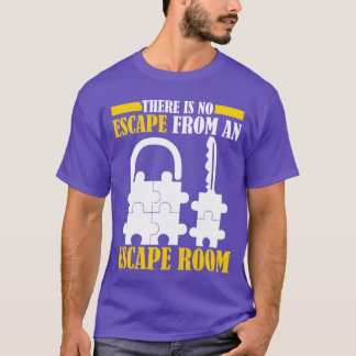 Camiseta Juego de Escape Sala de Escape divertido