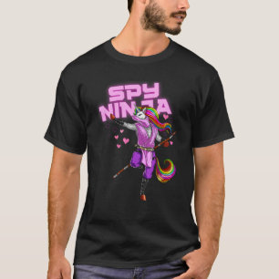 Camiseta Juego de espionaje de Guay Ninjas Gamer Unicorn Ni