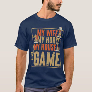 Camiseta Juego de estrategia de piezas de ajedrez regalo de