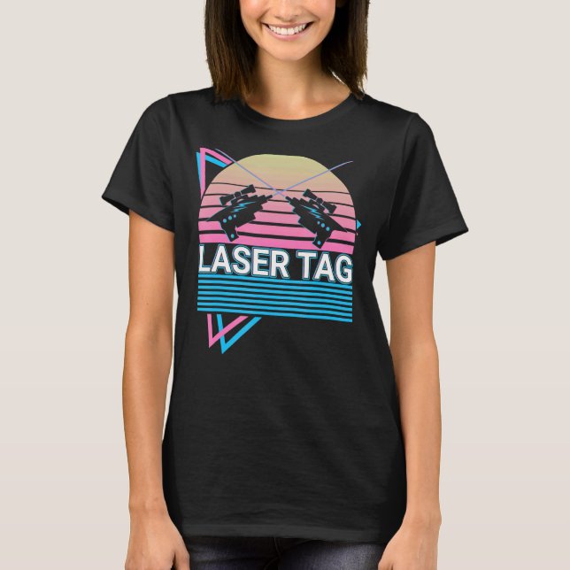 Camiseta Juego de etiquetas láser (Anverso)