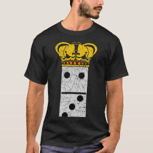 Camiseta Juego de fichas del jugador dominó dominó dominó d
