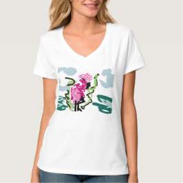 Camiseta Juego de flamencos rosados