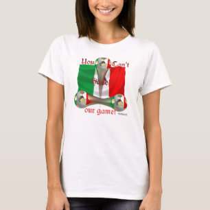 Camiseta Juego de fútbol de México en el tirante de