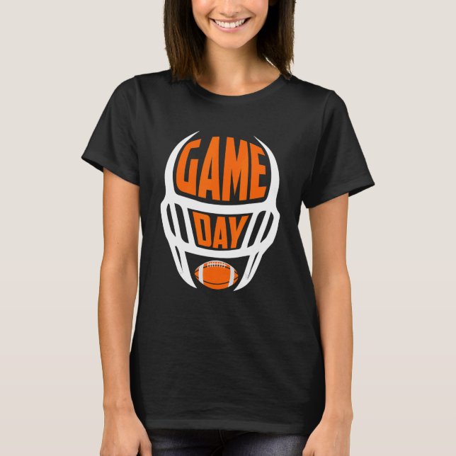 Camiseta juego de fútbol día casco essentials lineman vibes (Anverso)