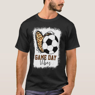 Camiseta Juego de fútbol Día Vibes Soccer Mamá Juego Día Te