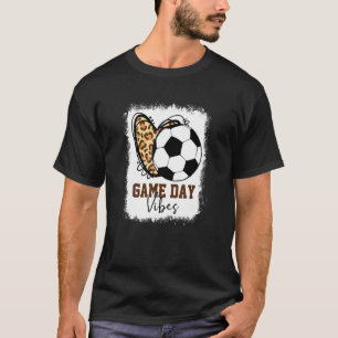 Camiseta Juego de fútbol Día Vibes Soccer Mamá Juego Día Te