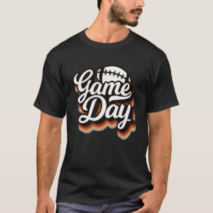 Camiseta Juego de Fútbol Retro Día Gracioso Equipo Deportiv