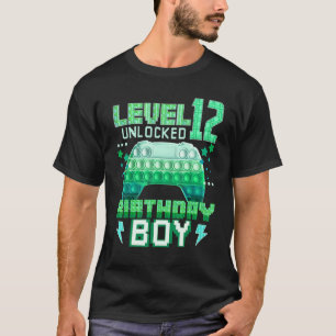 Camiseta Juego de Gamepad de cumpleaños desbloqueado Level
