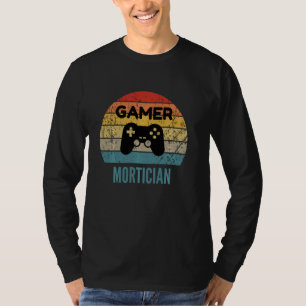 Camiseta Juego de gamer Mortician Vintage de los años 60
