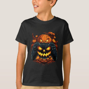 Camiseta Juego de Halloween Jack O Lantern Pumpkin Face
