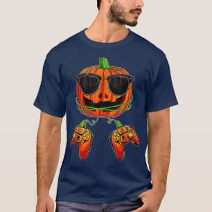 Camiseta Juego de Halloween Jack O Lantern Pumpkin Video Ga