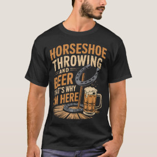 Camiseta Juego de herraduras Beer That39S Why Ringer Herrad