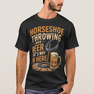 Camiseta Juego de herraduras Beer That39S Why Ringer Herrad